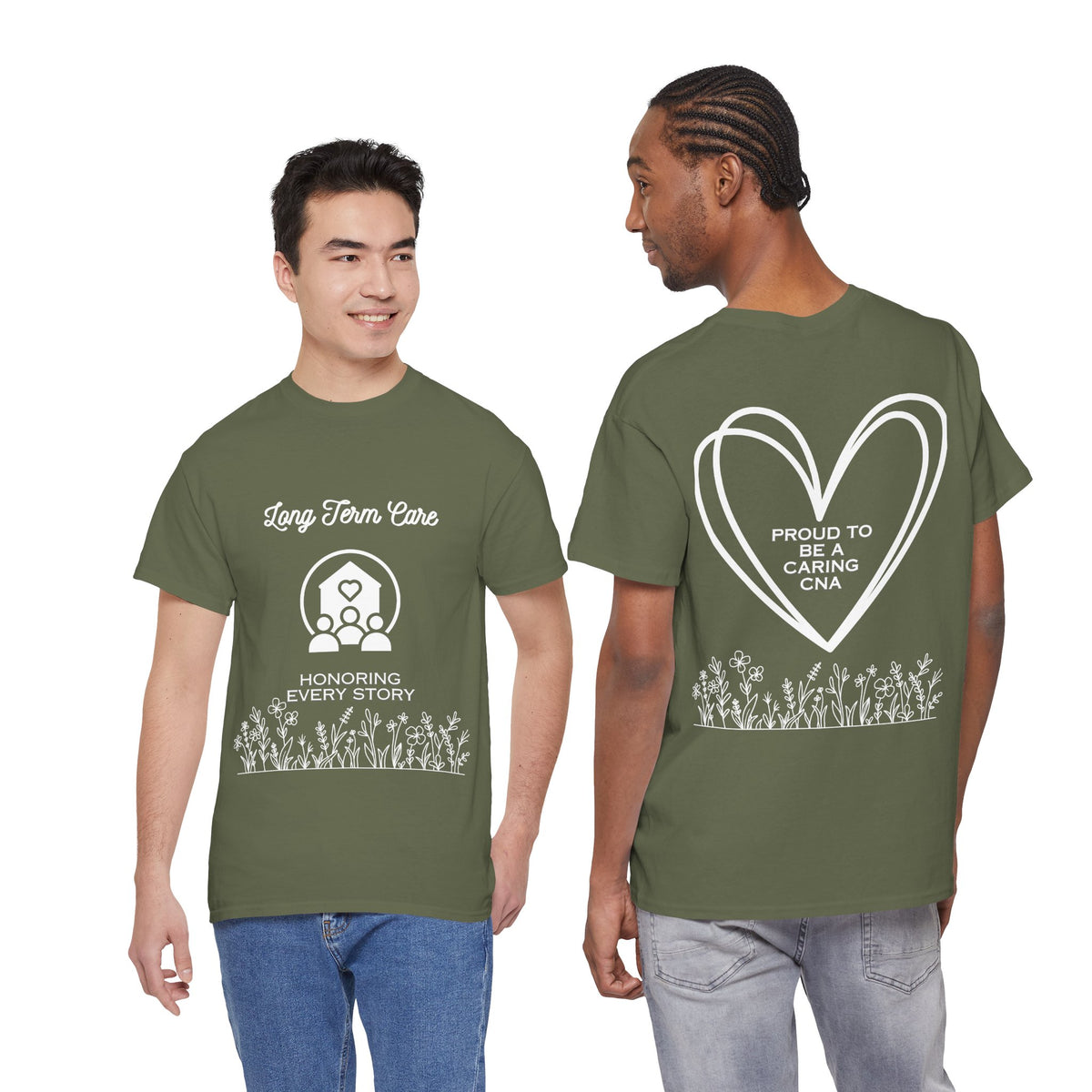 Long Term Care T-Shirt — "Honoring Every Story" CNA Appreciation Tee