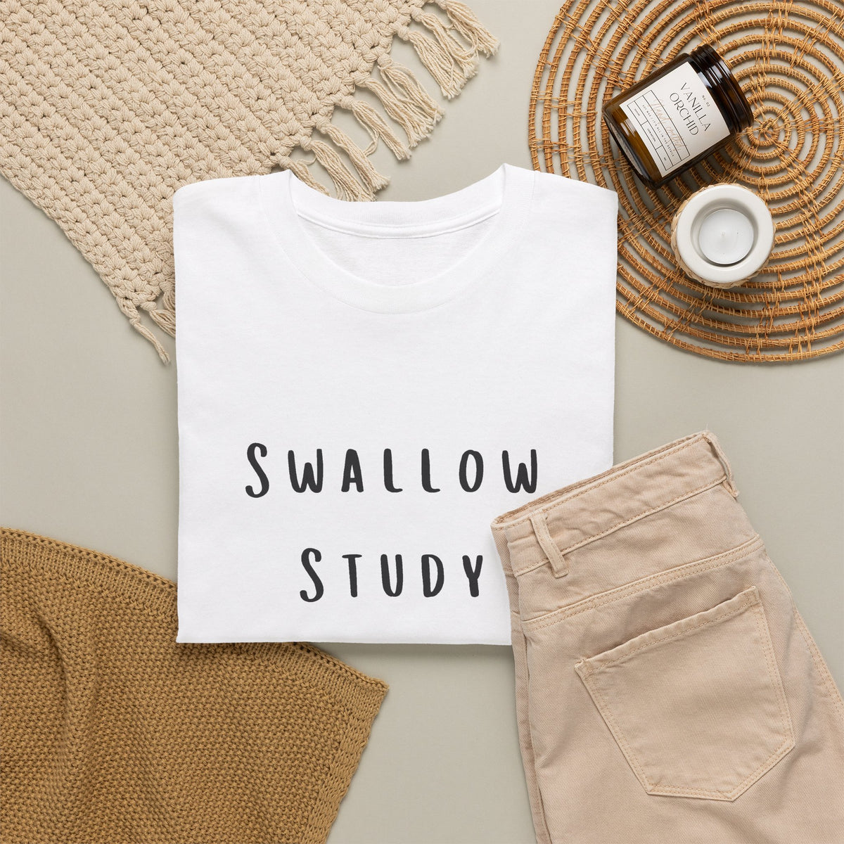 Speech-Language Pathologist Tee — "Swallow Study Squad" Medical Anatomy T-Shirt