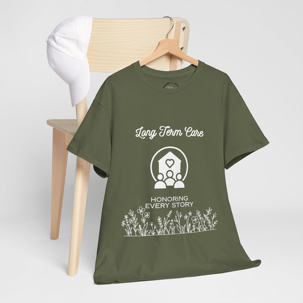 Long Term Care T-Shirt — "Honoring Every Story" CNA Appreciation Tee