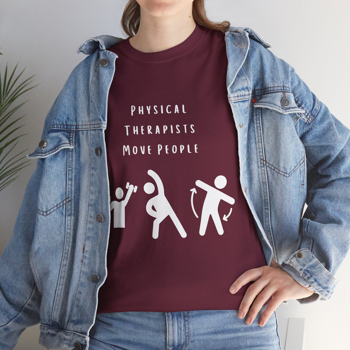 Physical Therapist T‑Shirt — "Physical Therapists Move People" Tee for PTs & Rehab Professionals